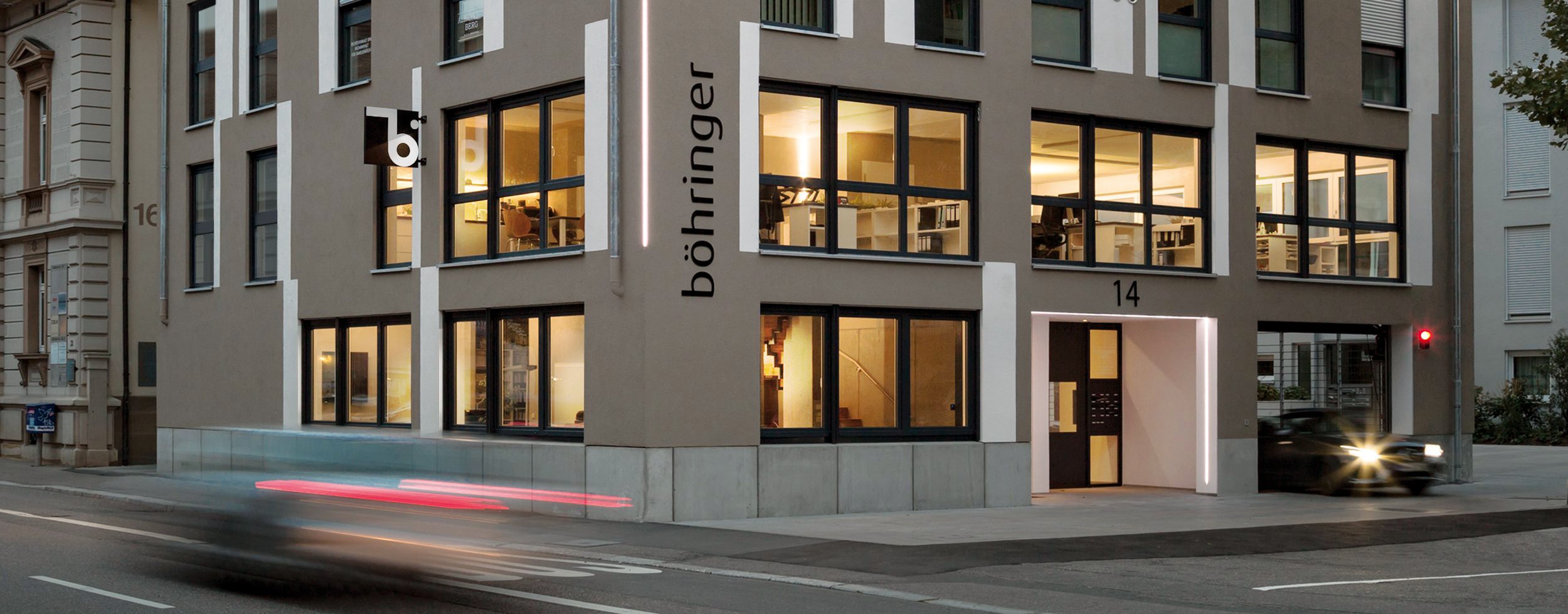 Büroräume der Böhringer Creativbau GmbH in Heilbronn